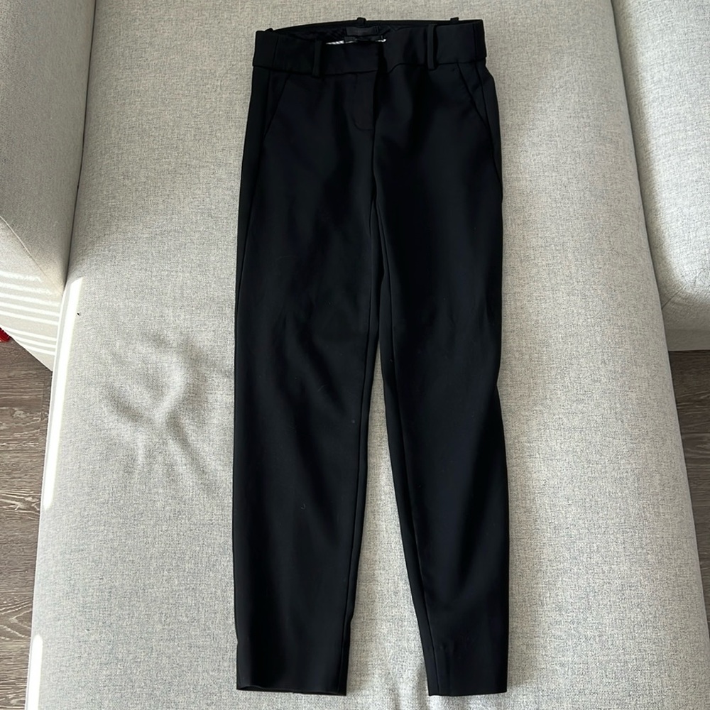 J.Crew black Cameron pant in four-season stretch
